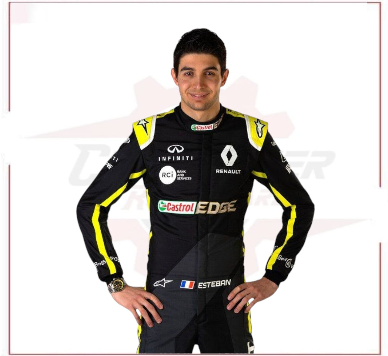 2020 Esteban Ocon Renault F1 Race Suit CROSSOVER RACEWEARS