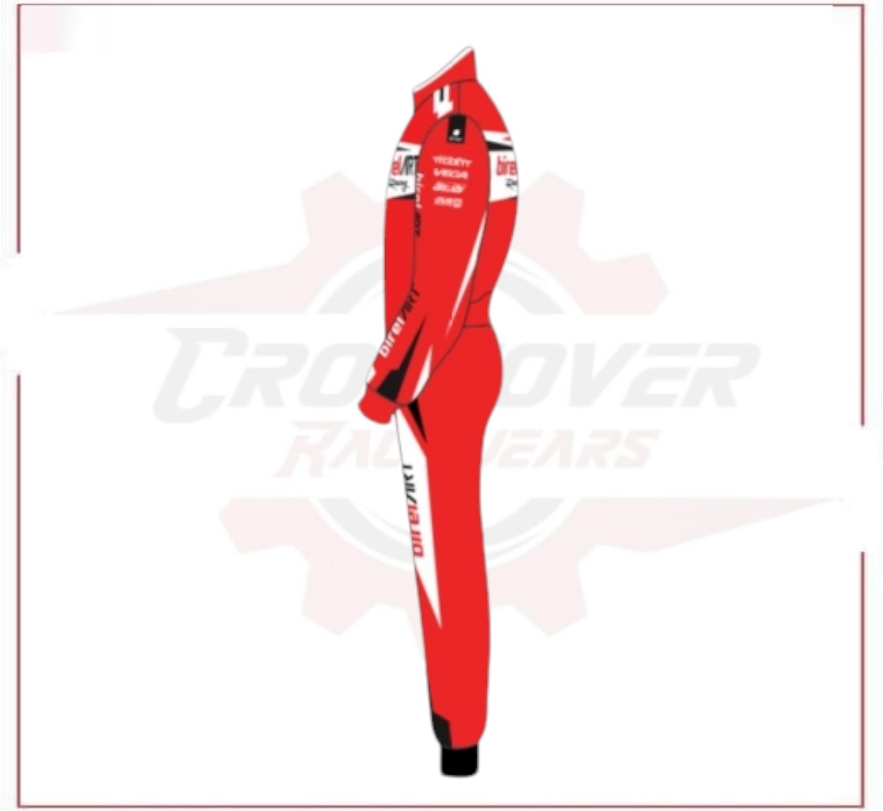 New 2023 Birel ART Go Kart Overall Racing Suit Sublimation Printed CROSSOVER RACEWEARS