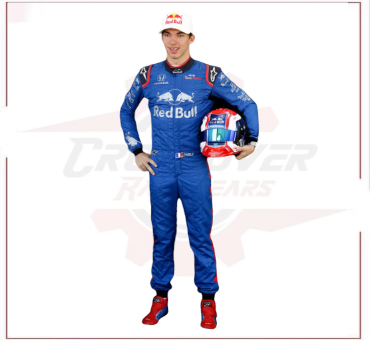 2018 Pierre Gasly Red bull F1 Team Race Suit CROSSOVER RACEWEARS