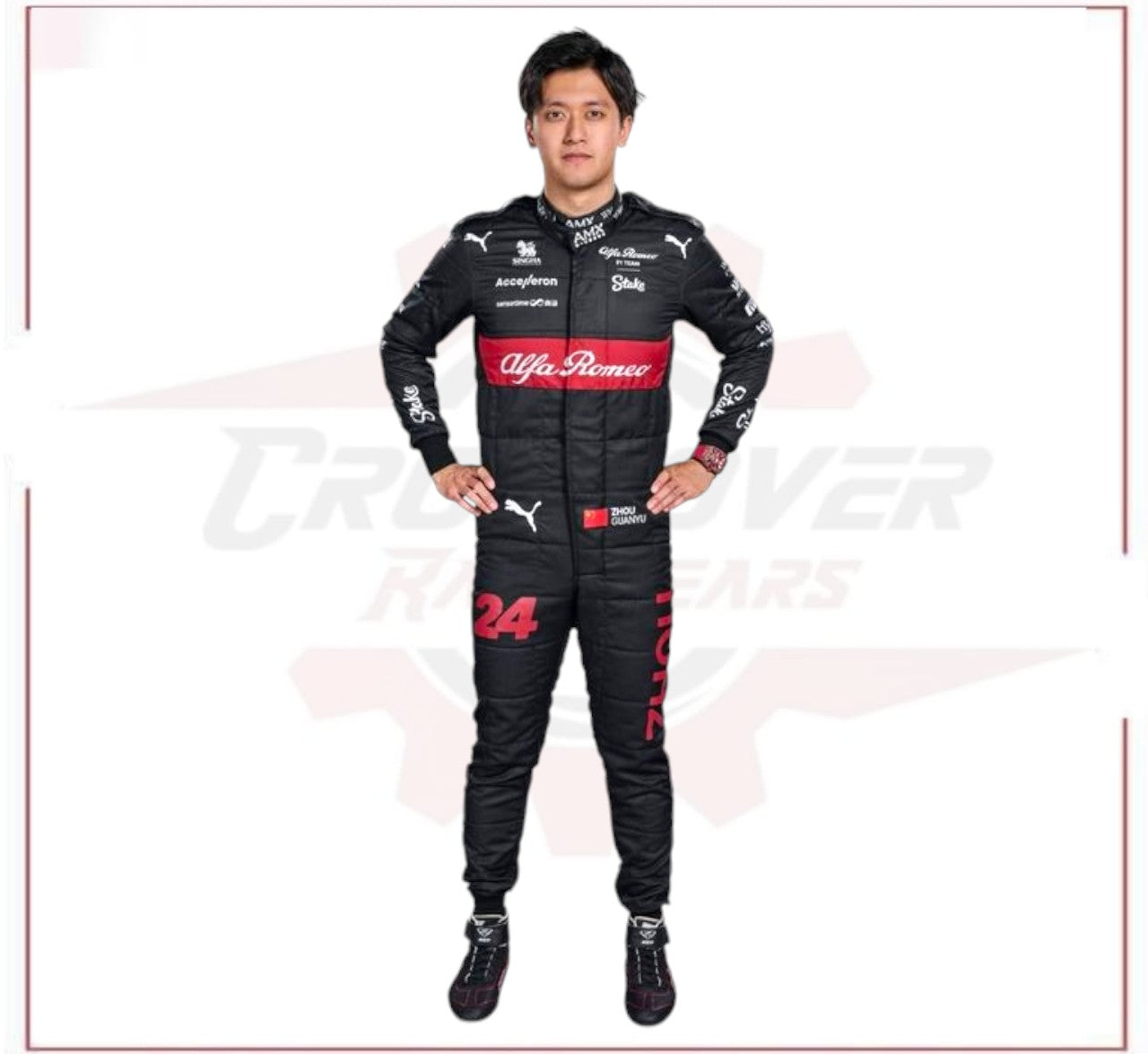 2023 Zhou Guanyu Alfa Romeo F1 Team Stake Replica Race Suit
