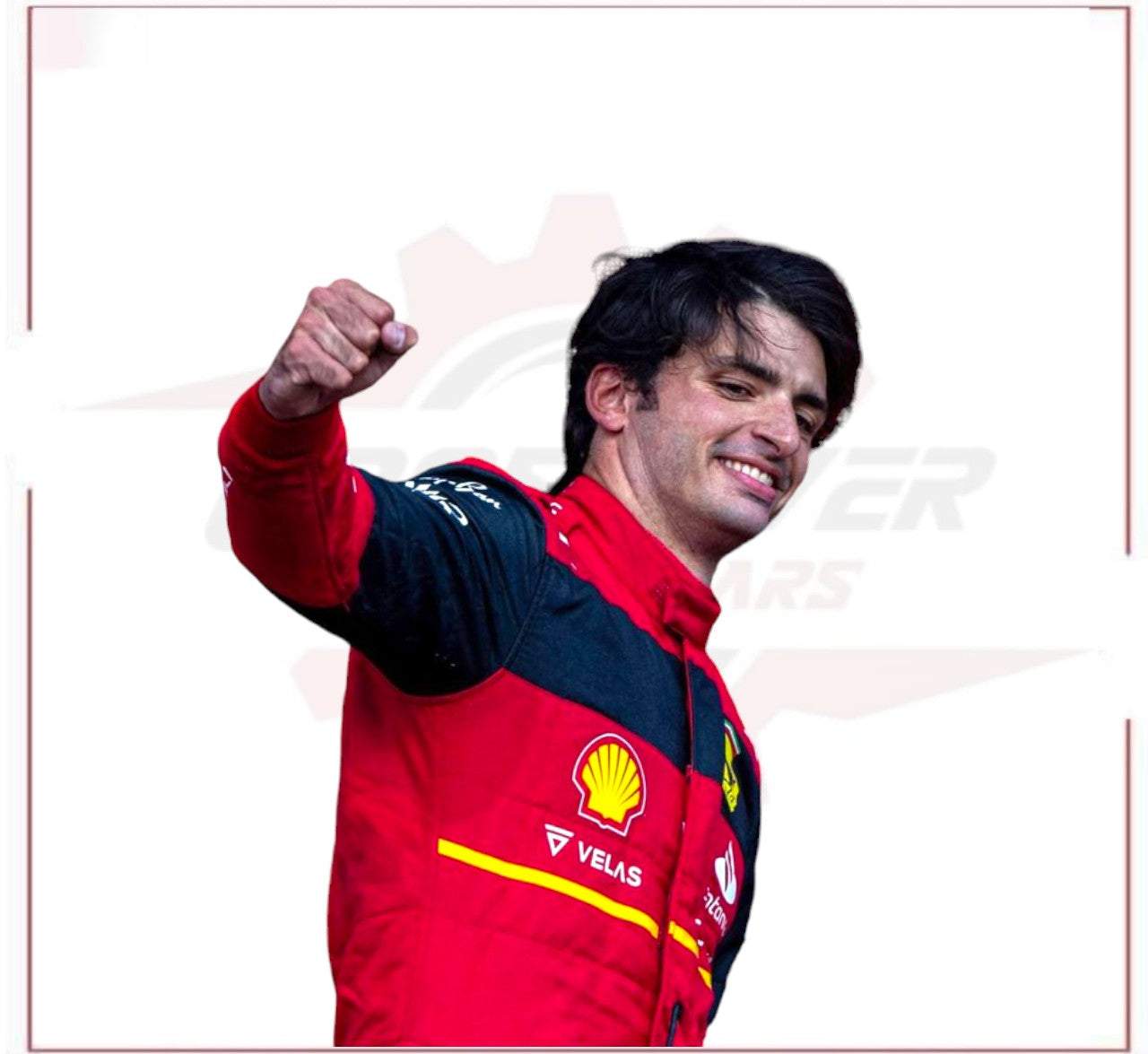 2022 Carlos Sainz Scuderia Ferrari F1 Racing Suit - CROSSOVER RACEWEARS