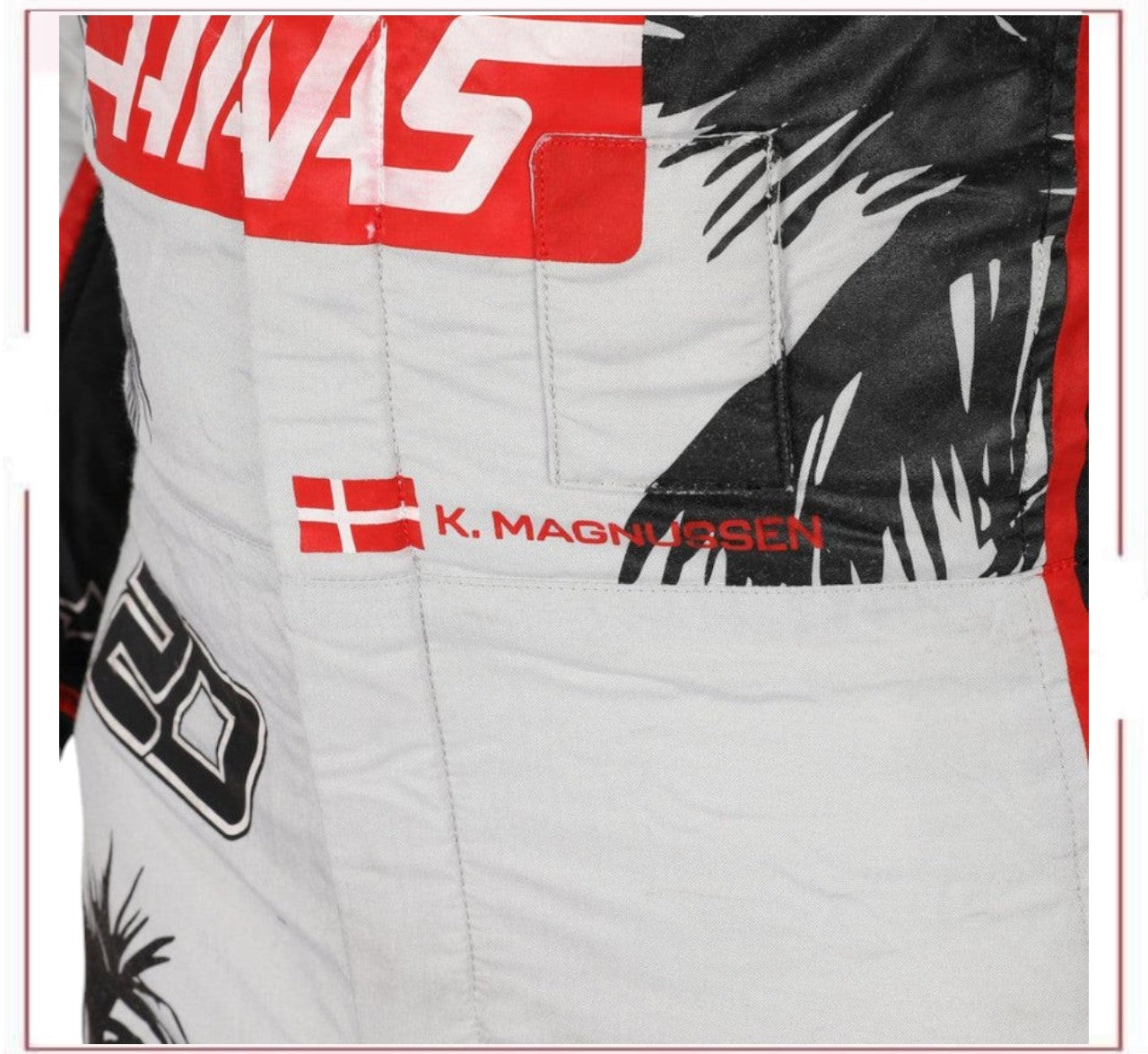 2023 Kevin Magnussen Haas F1 Team Race Suit - Miami GP