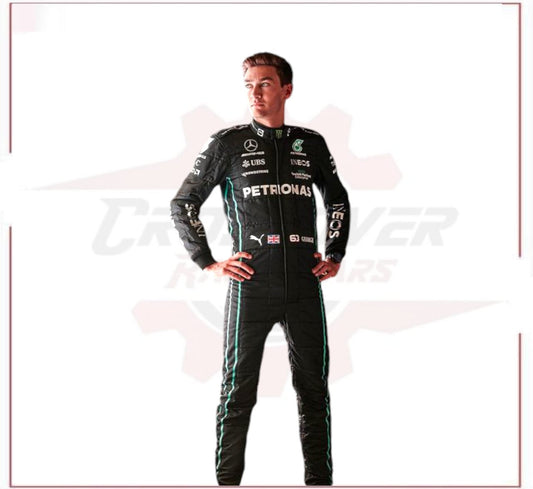 2022 George Russell Mercedes AMG F1 Race Suit CROSSOVER RACEWEARS
