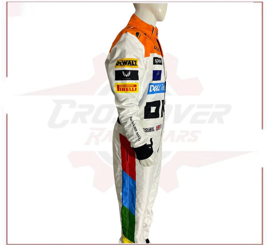 2023 Lando Norris Mclaren F1 Race Suit CROSSOVER RACEWEARS