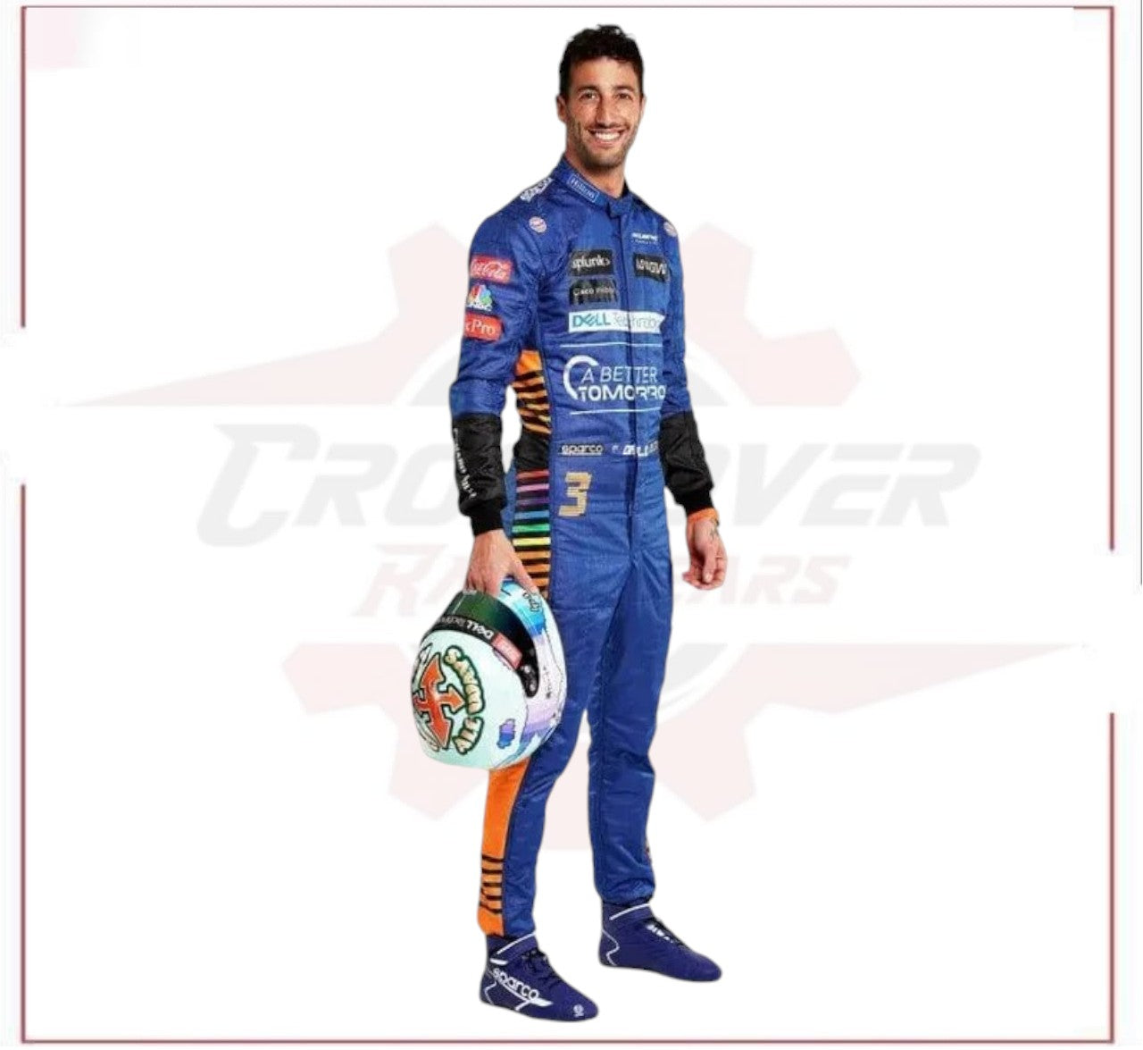 2021 Daniel Ricciardo Replica Race Suit F1 McLaren