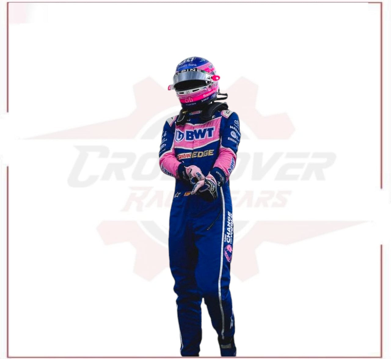 2022 FERNANDO ALONSO ALPHINE F1 RACE SUIT CROSSOVER RACEWEARS