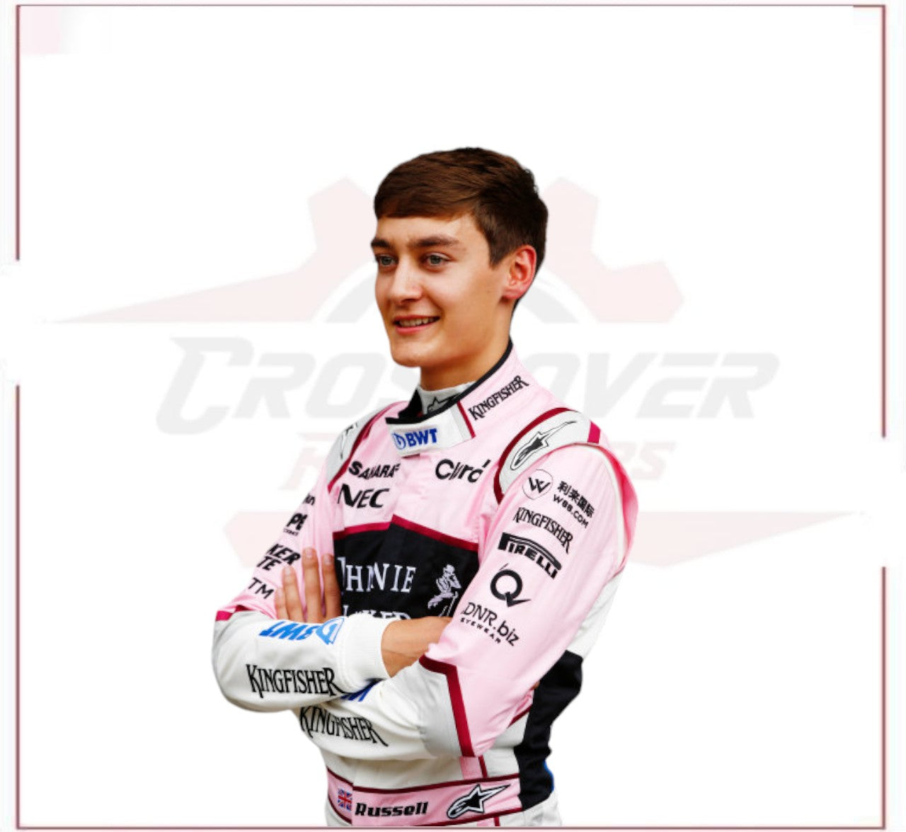 2017 George Russell F1 Race Suit BWT CROSSOVER RACEWEARS