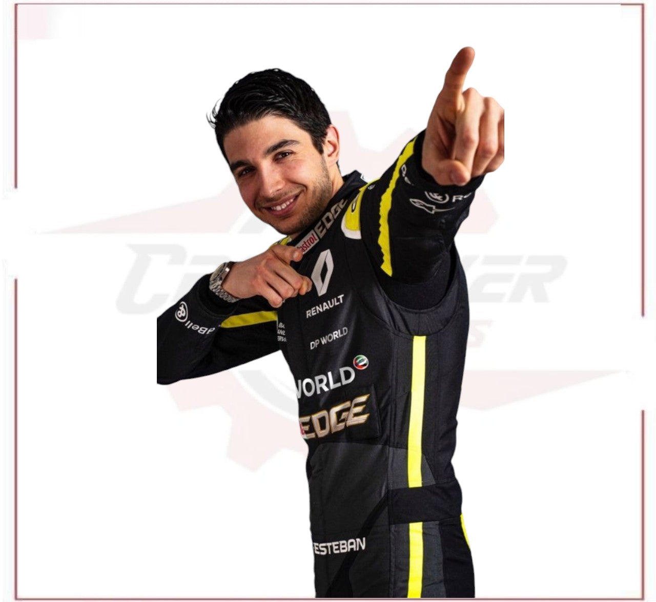 2020 Esteban Ocon Renault F1 Race Suit CROSSOVER RACEWEARS