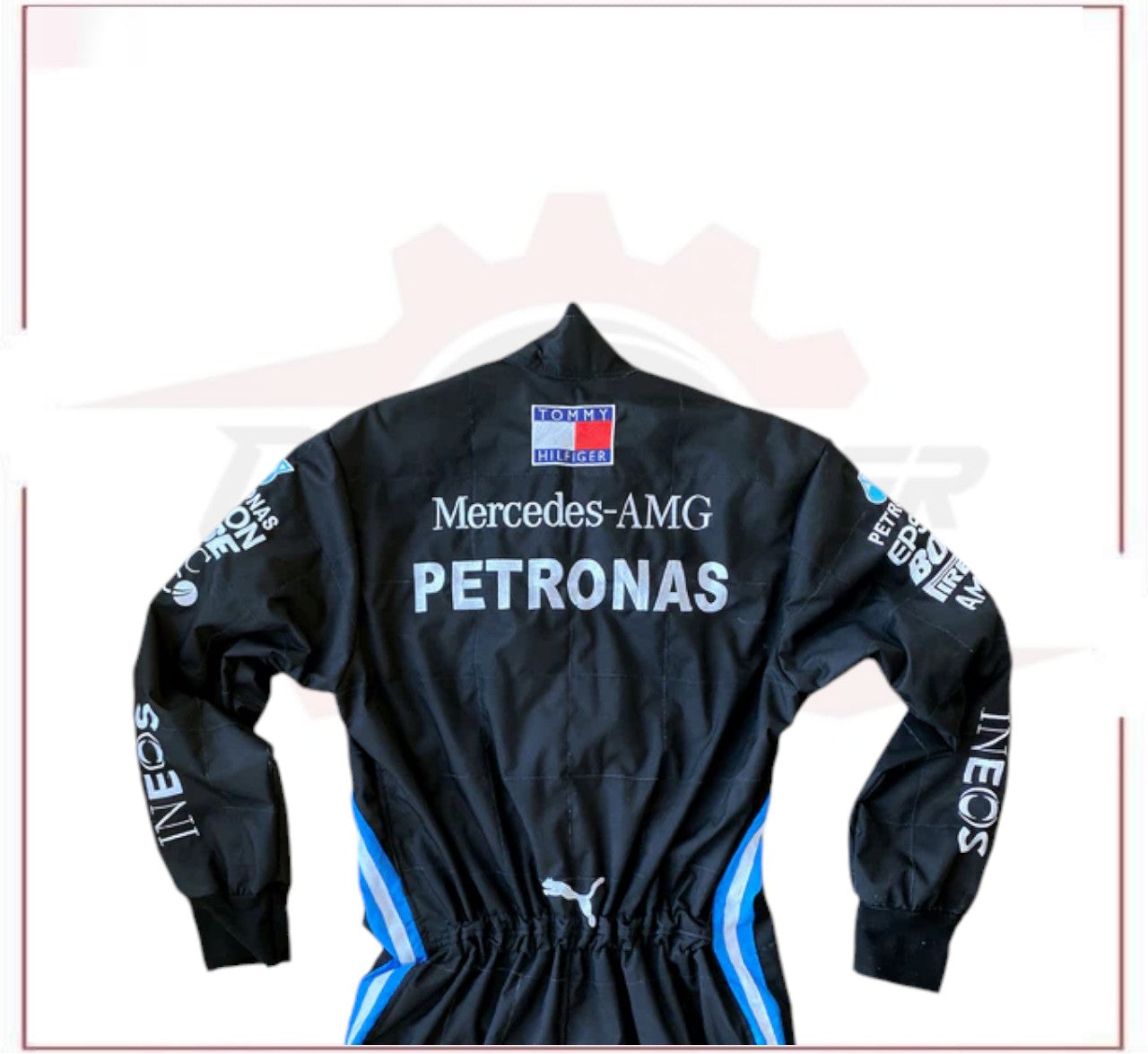 2020 Lewis Hamilton Mercedes AMG F1 Embroidery Race Suit CROSSOVER RACEWEARS