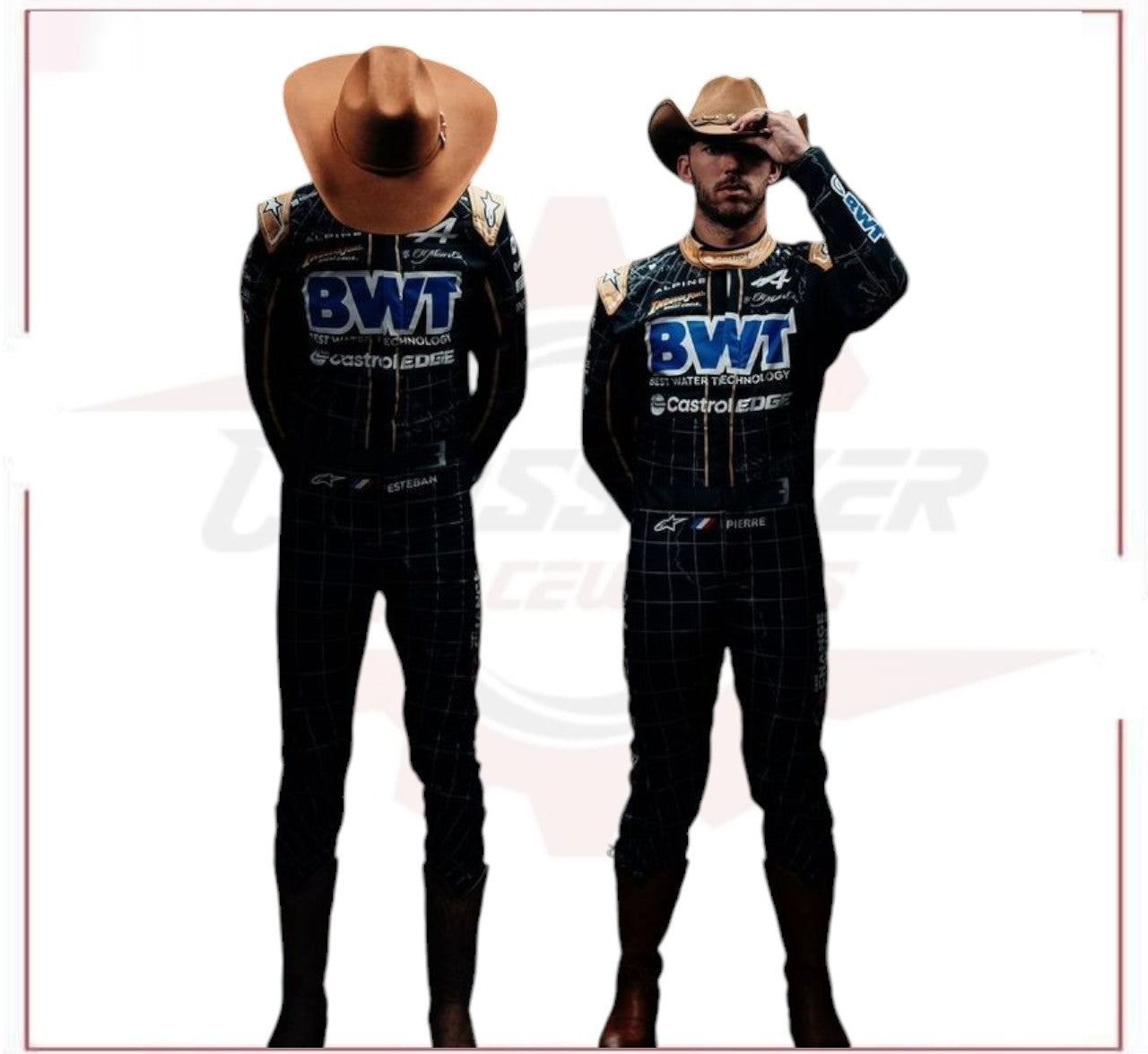 2024 New Pierre Gasly alpine Austin Grand Prix Race Suit