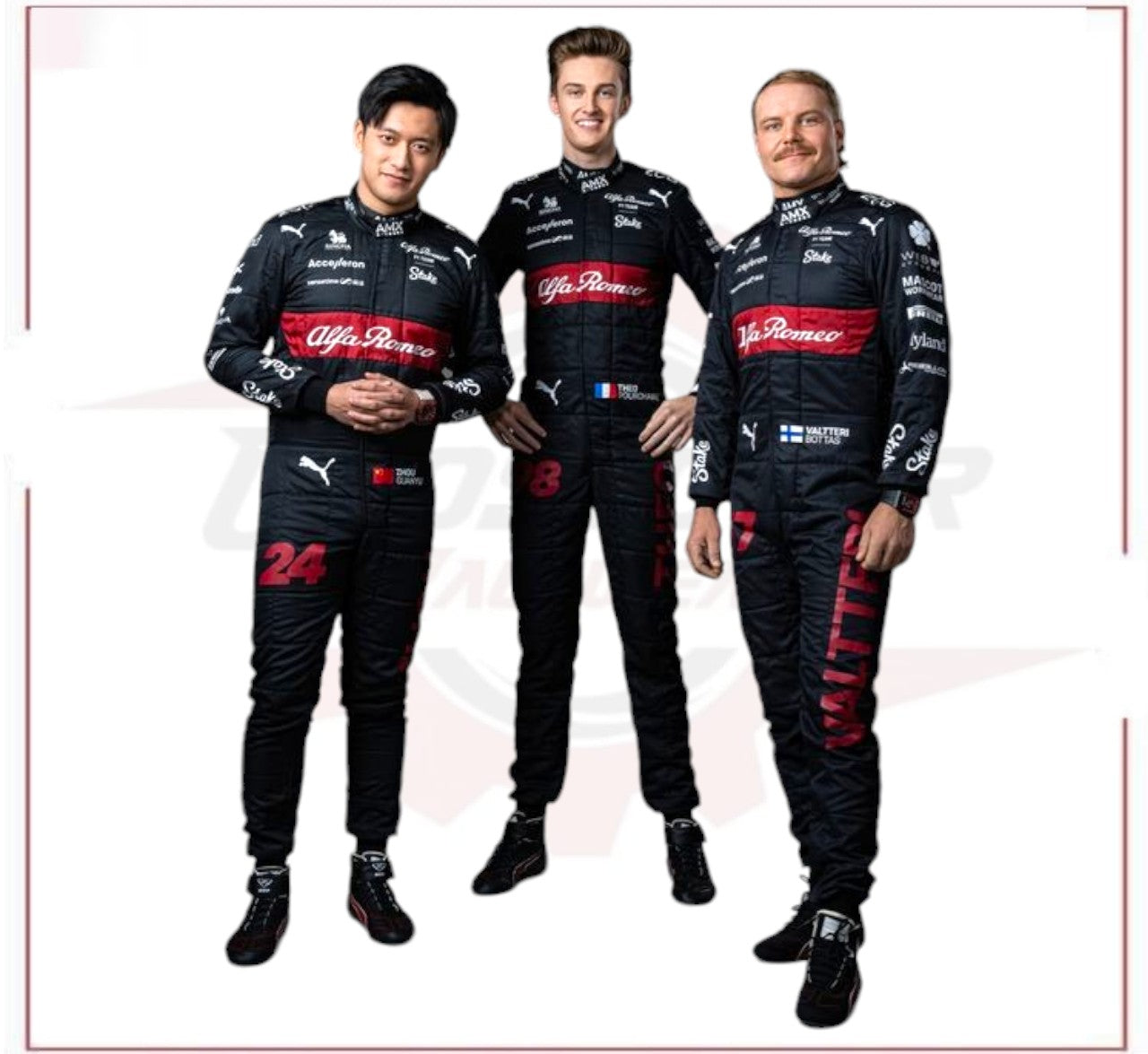 2023 Zhou Guanyu Alfa Romeo F1 Team Stake Replica Race Suit