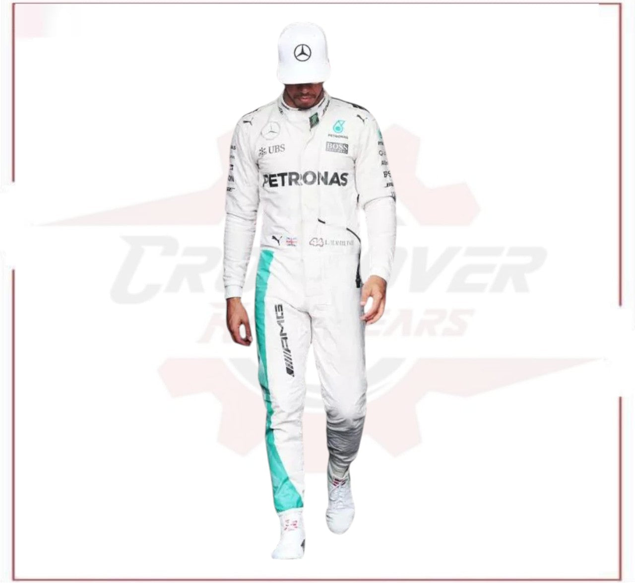 Lewis Hamilton 2016 Mercedes Benz F1 Race Suit CROSSOVER RACEWEARS