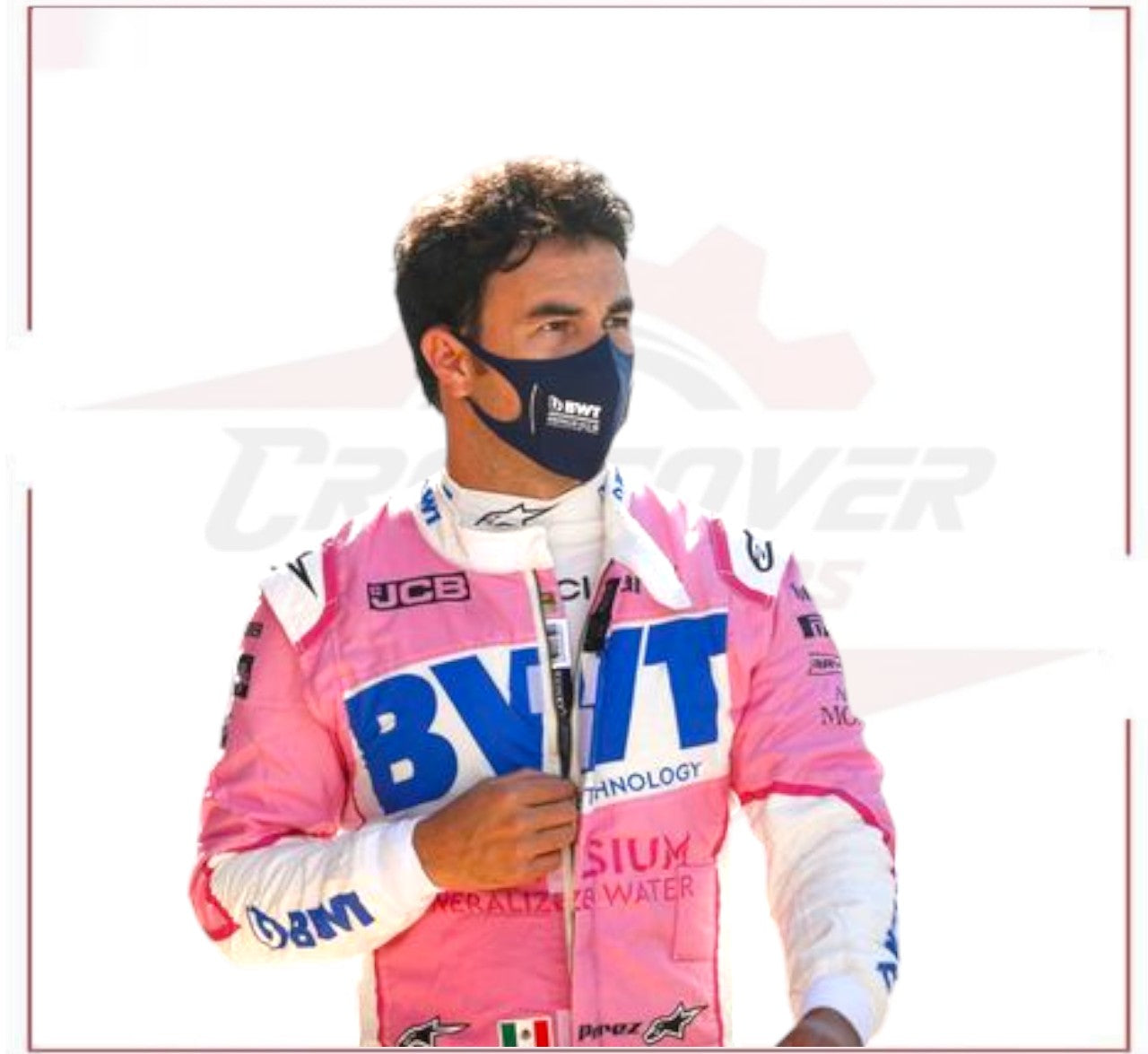 2020 Sergio Perez BWT Racing F1 Team Race Suit Replica - CROSSOVER RACEWEARS