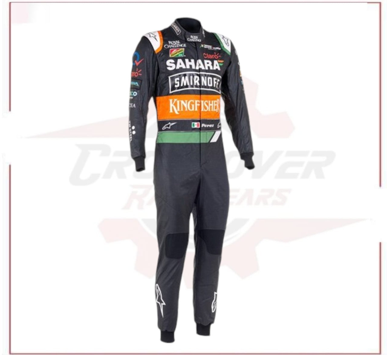 Sergio Pérez 2014 Sahara Force India F1 Team Race Suit - CROSSOVER RACEWEARS