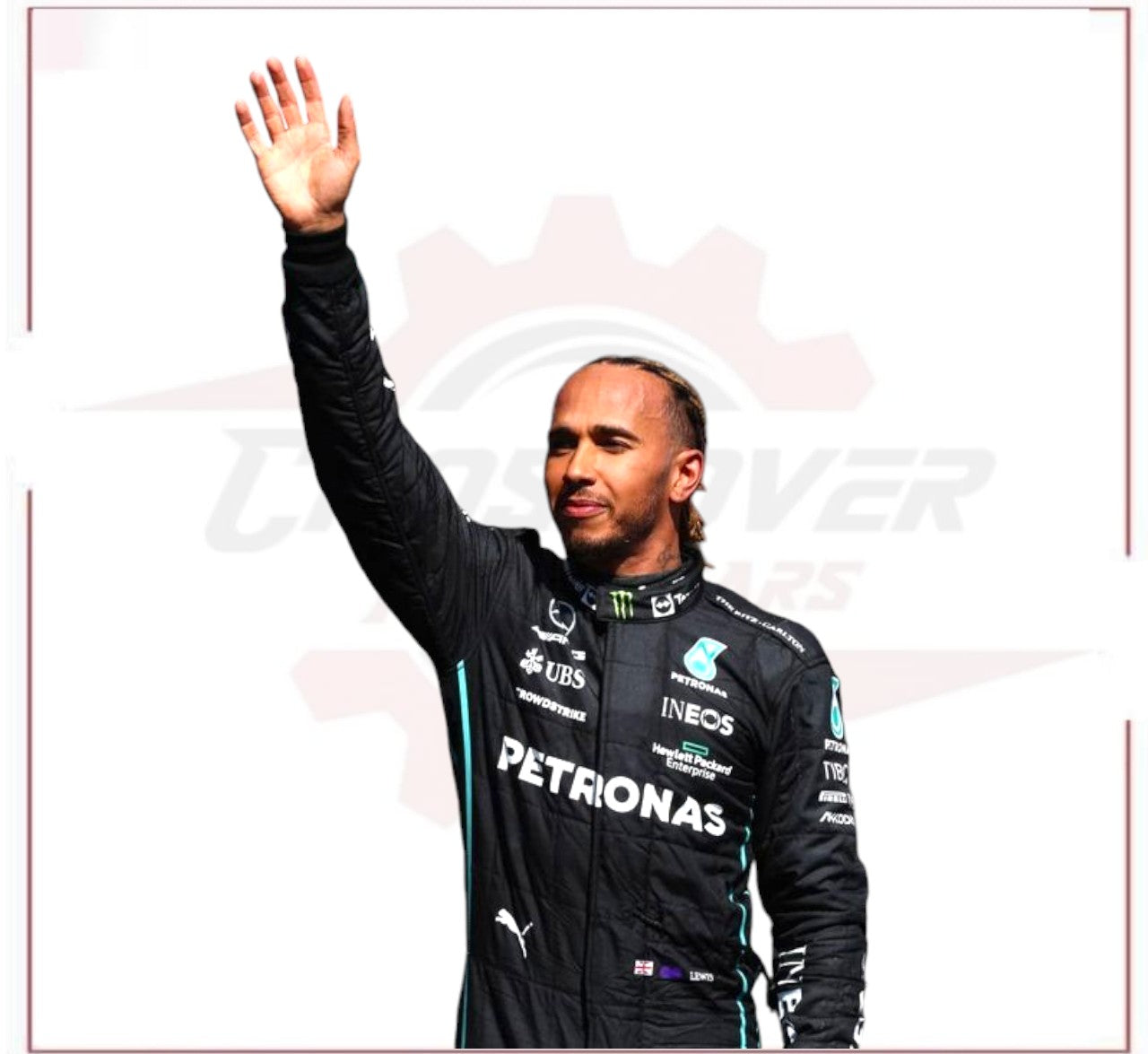 2022 Lewis Hamilton Petronas Mercedes F1 Race Suit CROSSOVER RACEWEARS