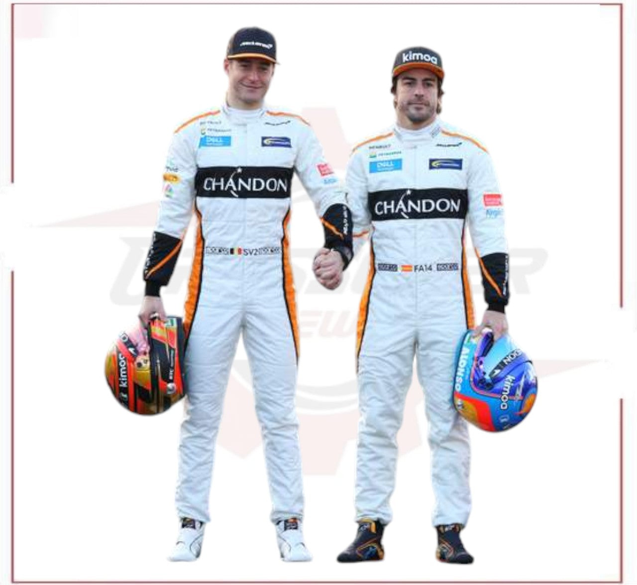 2018 Fernando Alonso McLaren F1 Race Suit CROSSOVER RACEWEARS