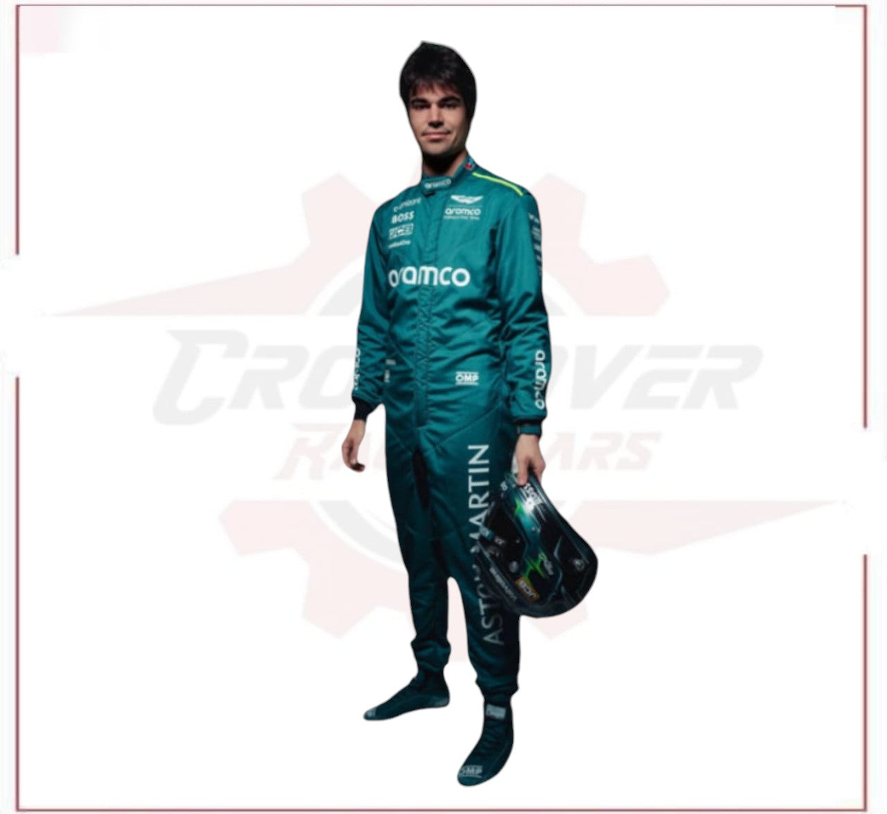 2024 Aston Martin Lance Stroll F1 Team Race Suit CROSSOVER RACEWEARS