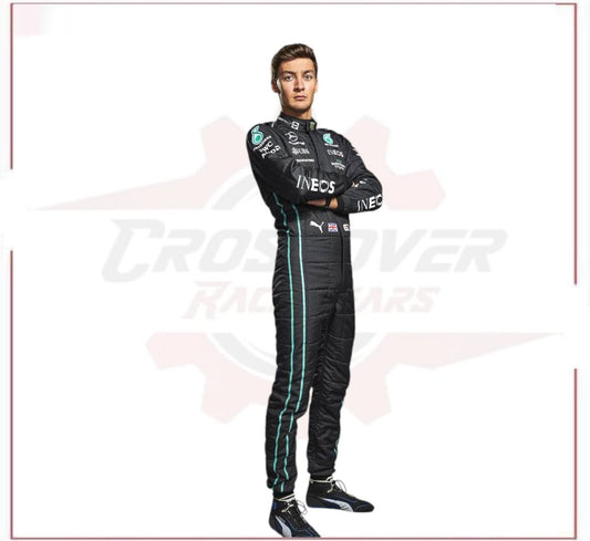 2022 George Russell Mercedes AMG F1 Race Suit CROSSOVER RACEWEARS