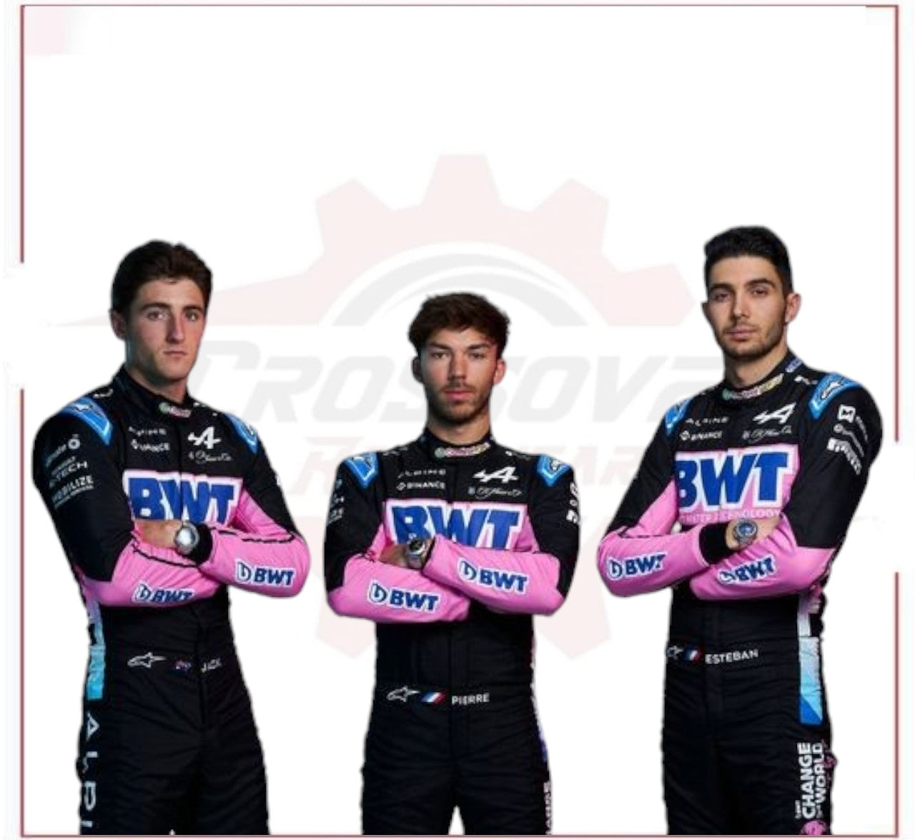 2024 BWT Esteban Ocon Alpine F1 Team Race Suit CROSSOVER RACEWEARS