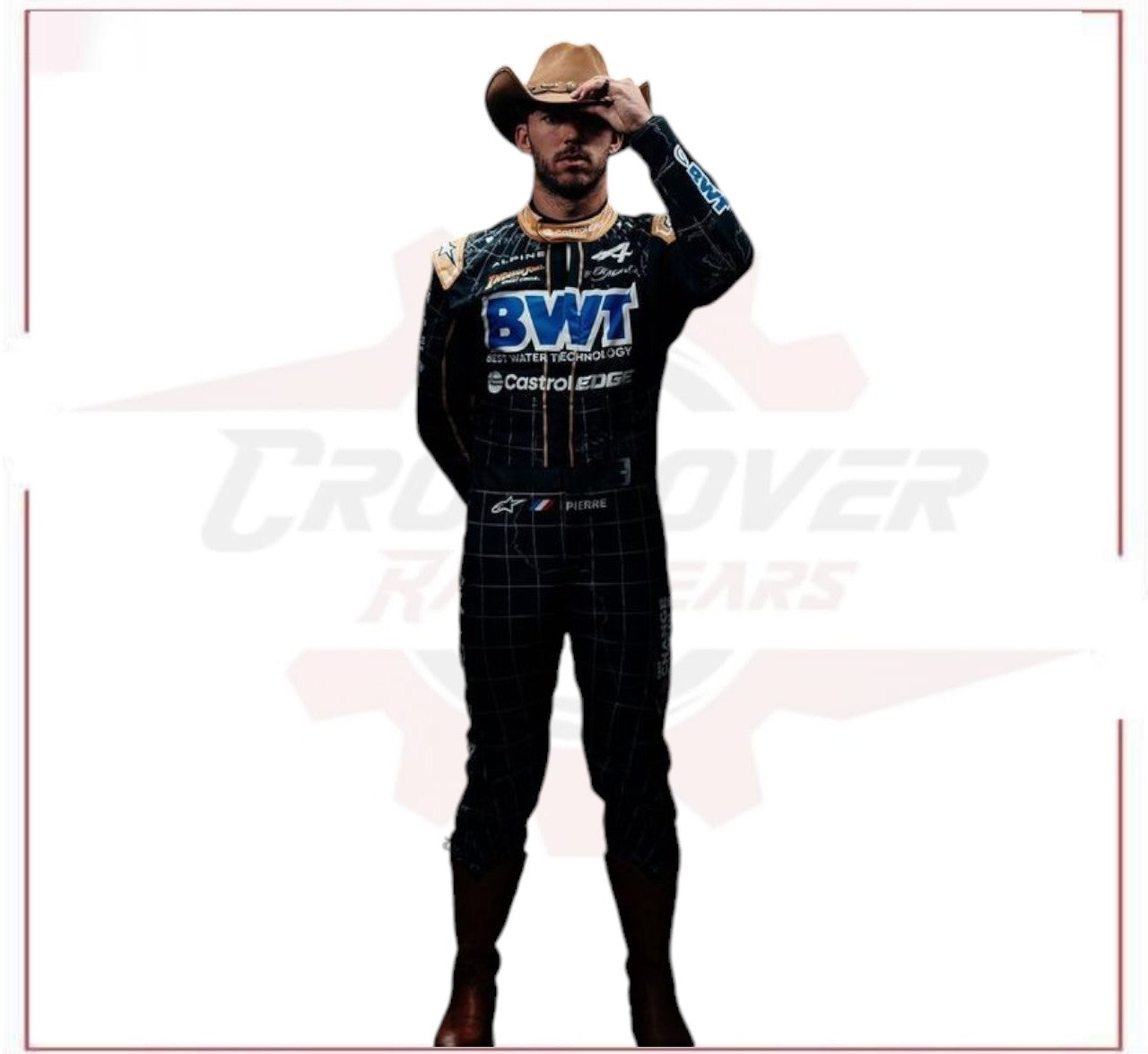 2024 New Pierre Gasly alpine Austin Grand Prix Race Suit