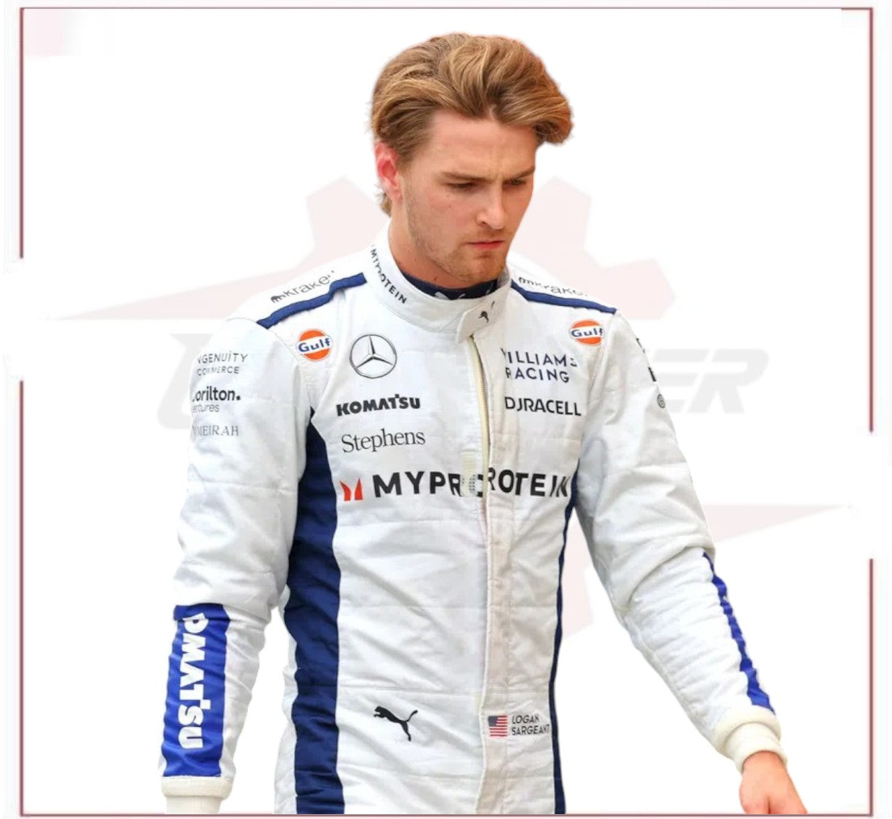 2024 Logan Sargeant Williams F1 Team Race Suit