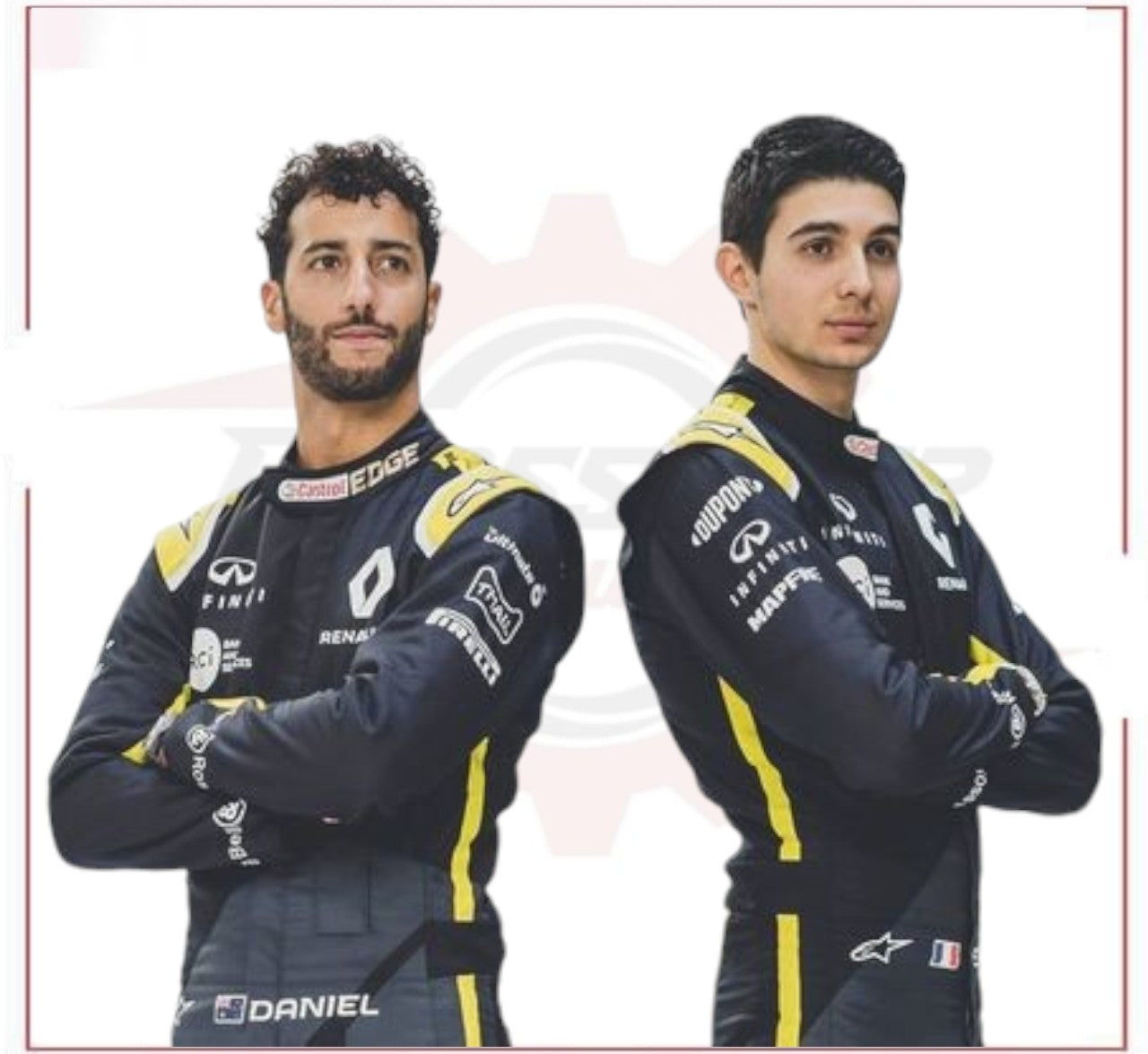 2020 Esteban Ocon Renault F1 Race Suit CROSSOVER RACEWEARS