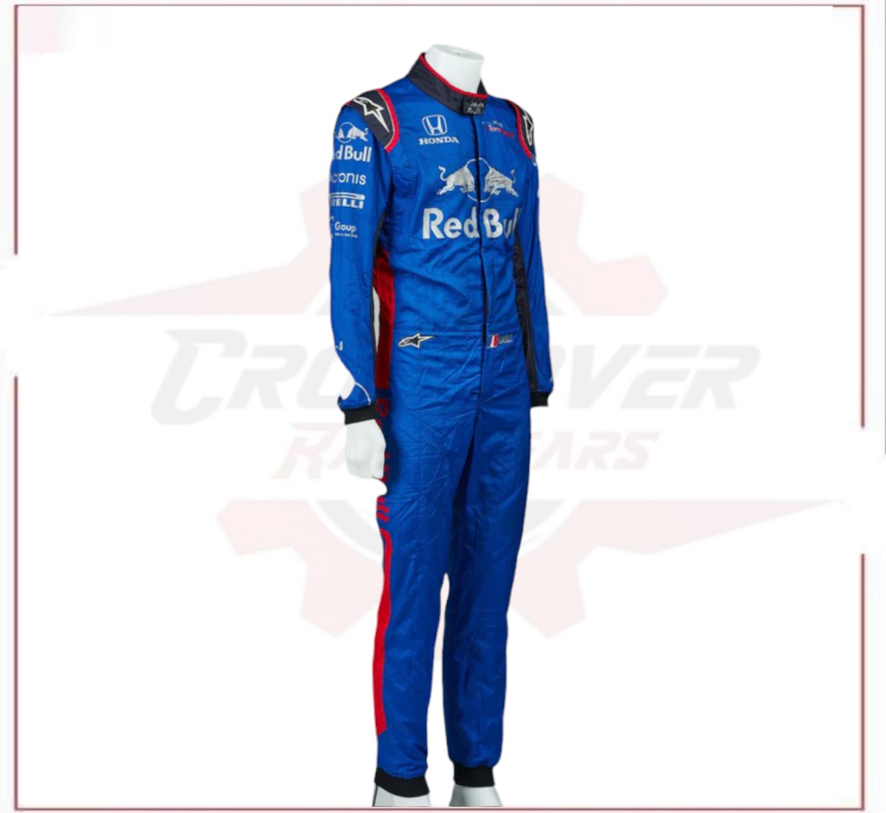 2018 Pierre Gasly Red bull F1 Team Race Suit CROSSOVER RACEWEARS
