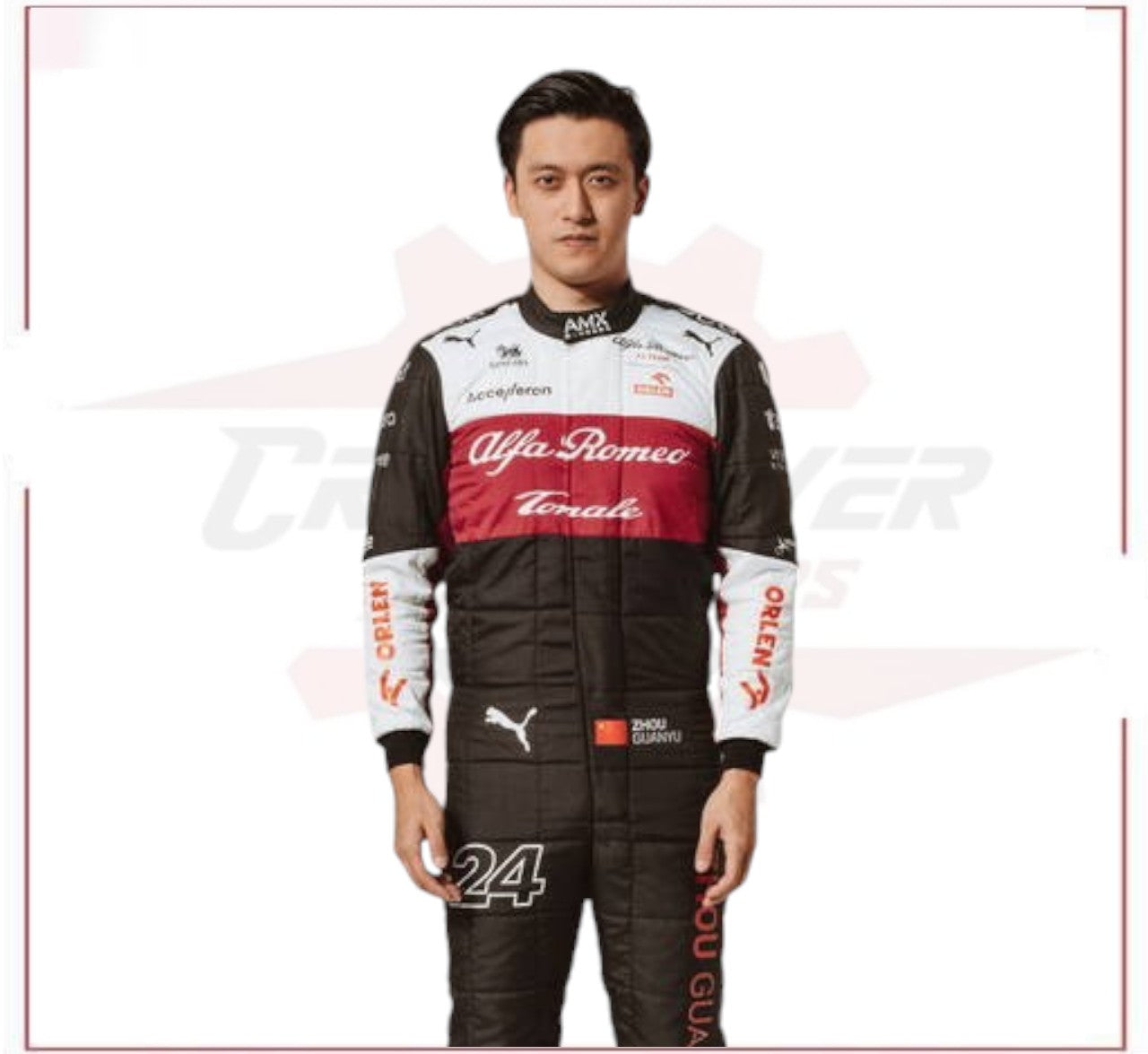 2022 Zhou Guanyu Alfa Romeo F1 Team Race Suit