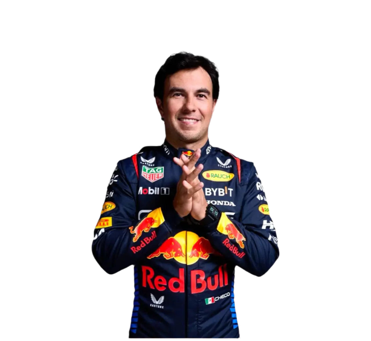 Authentic 2024 Sergio Perez Red Bull Honda F1 Suit Replica