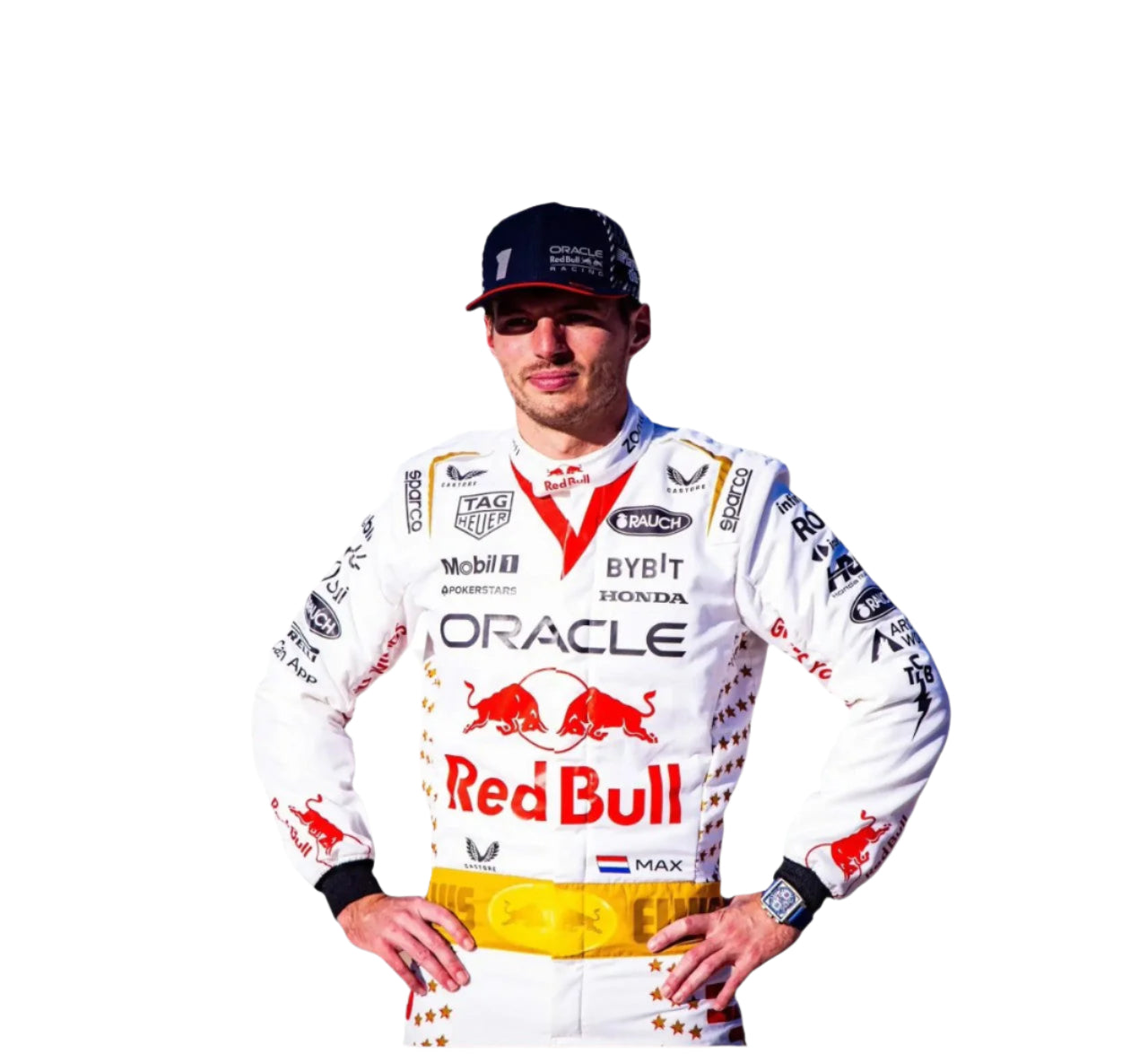 2023 Las Vegas Max Verstappen Reb Bull F! Race Suit - CROSSOVER RACEWEARS