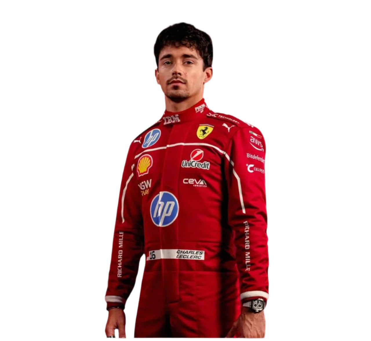 Lewis Hamilton Unveil 2025 Scuderia Ferrari HP Race Suit