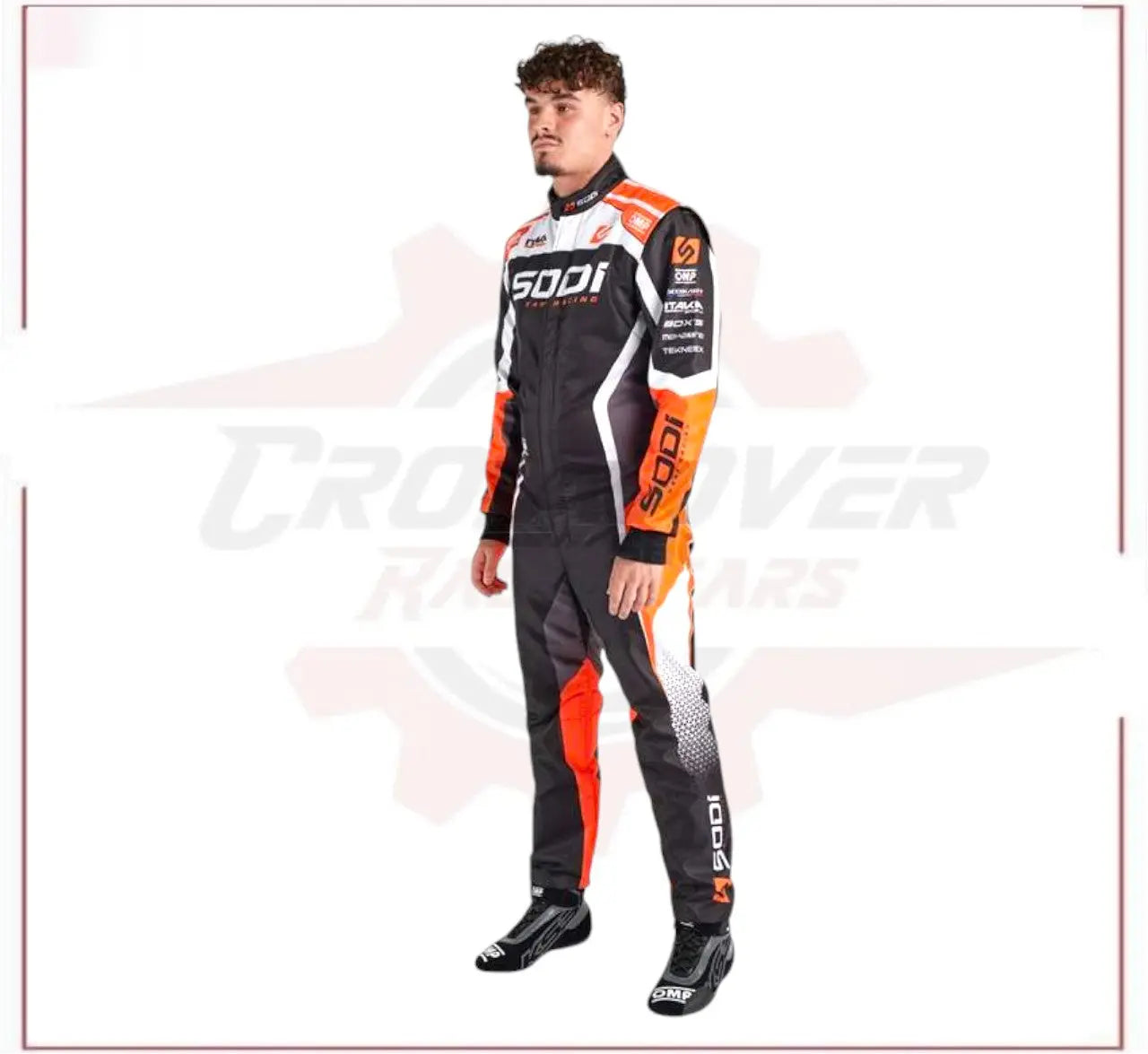NEW SODI KART OMP RACE SUIT SUBLIMATION PRINTED CROSSOVER RACEWEARS