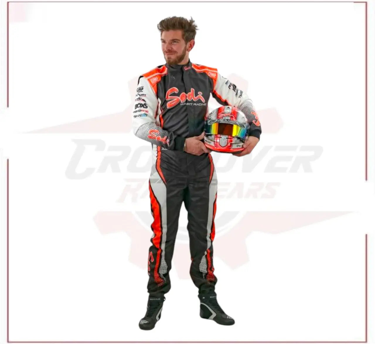 SODI KART OMP RACE SUIT SUBLIMATION PRINTED CROSSOVER RACEWEARS