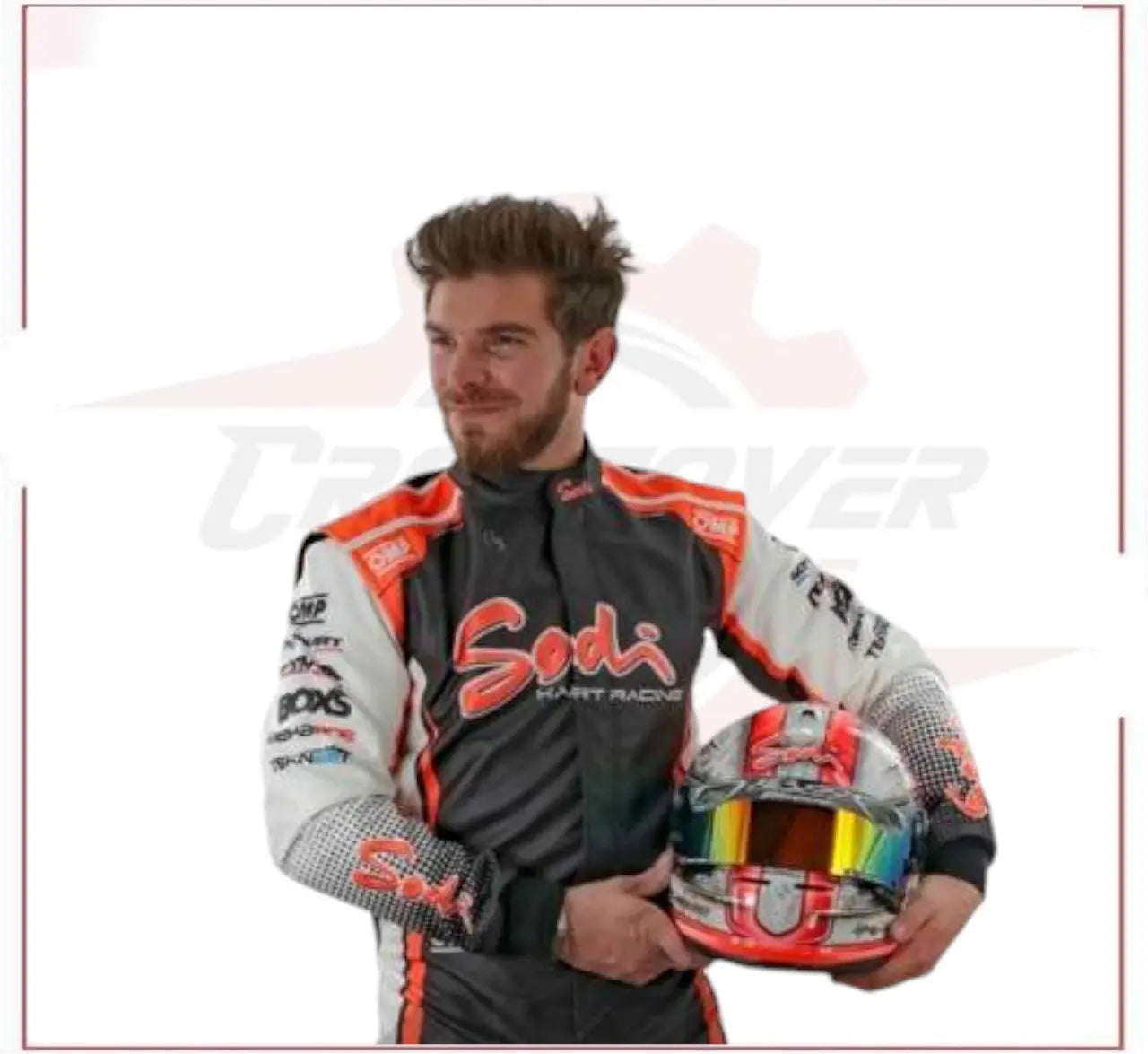 SODI KART OMP RACE SUIT SUBLIMATION PRINTED CROSSOVER RACEWEARS