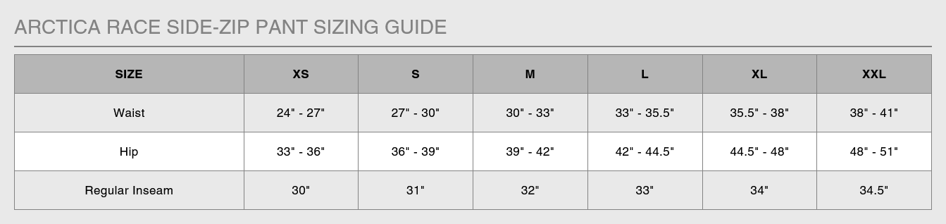Arctica Adult 50/50 Side-Zip Ski Pant