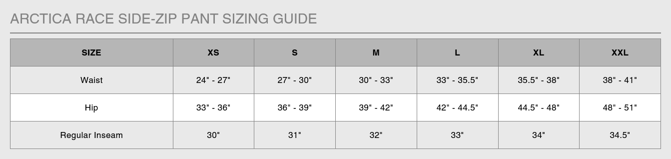 Arctica Adult Side-Zip Ski Pant