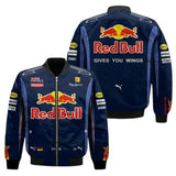 Sebastian Vettel Formula 1 Racing 2010 Red Bull Vintage Bomber Jacket