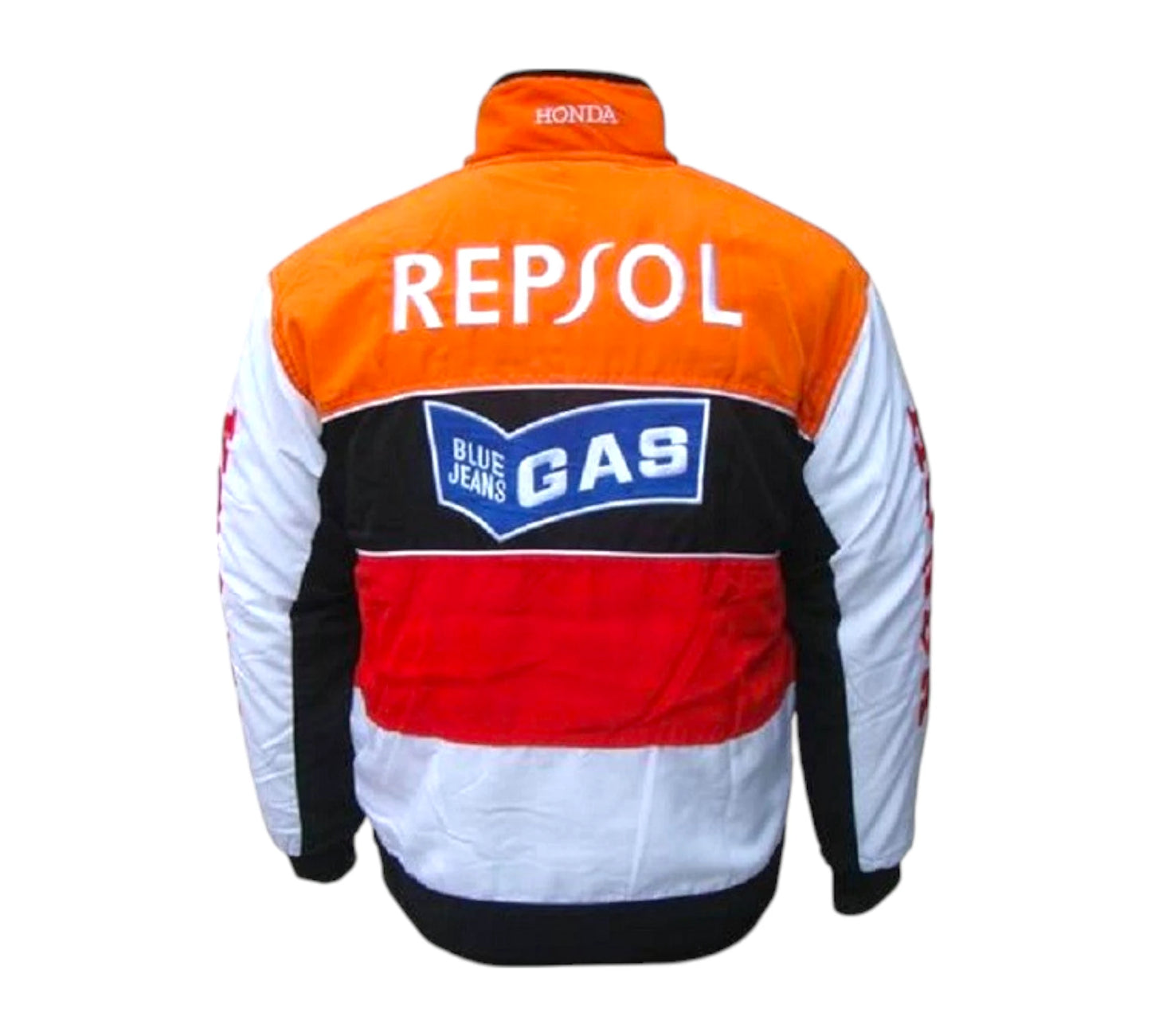 Honda Repsol F1 Racing Jacket Orange,Black,Red and White