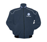 VW Volkswagen Vintage Racing Jacket Dark Blue
