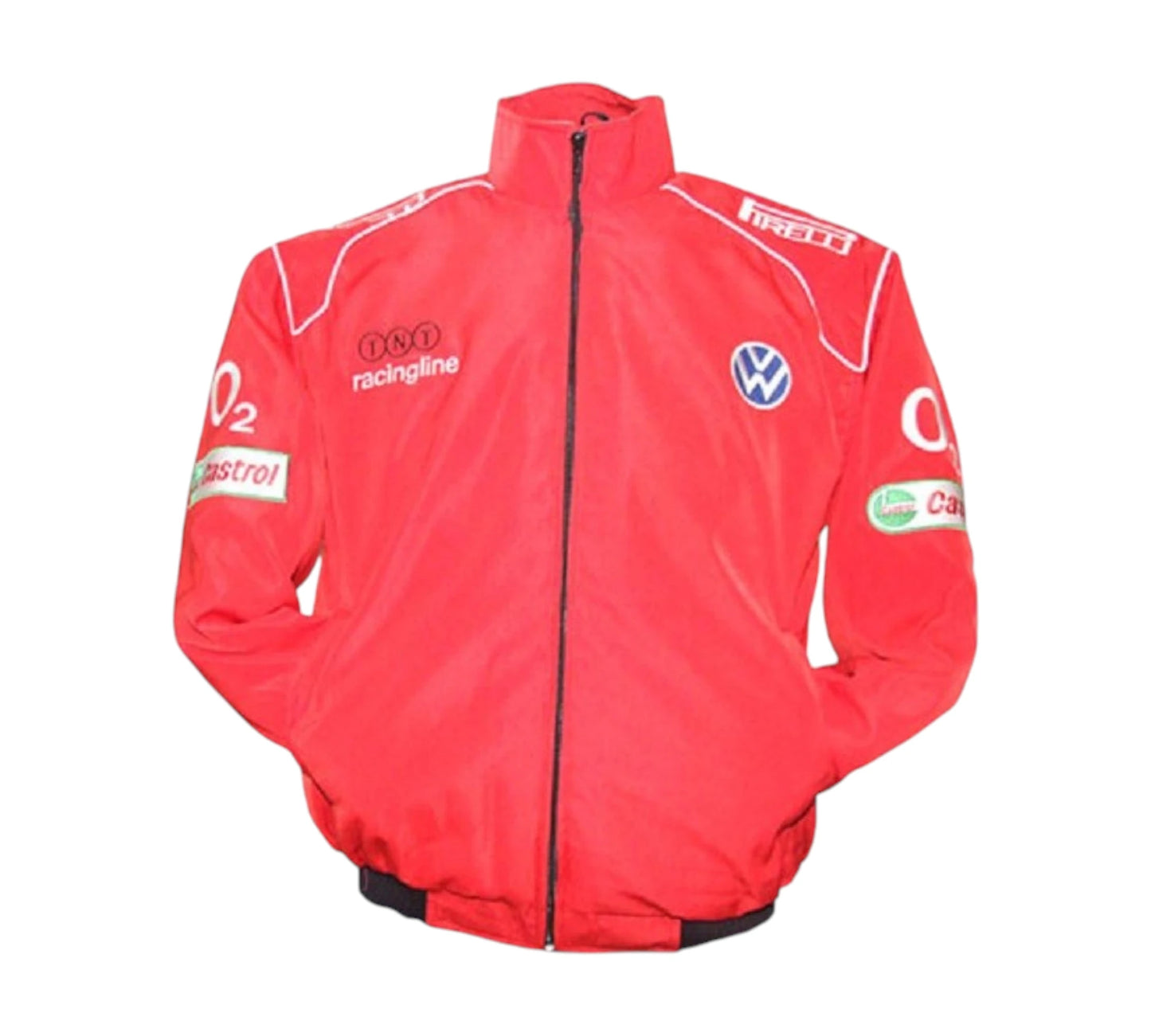 VW Volkswagen Racing Vintage Jacket Red