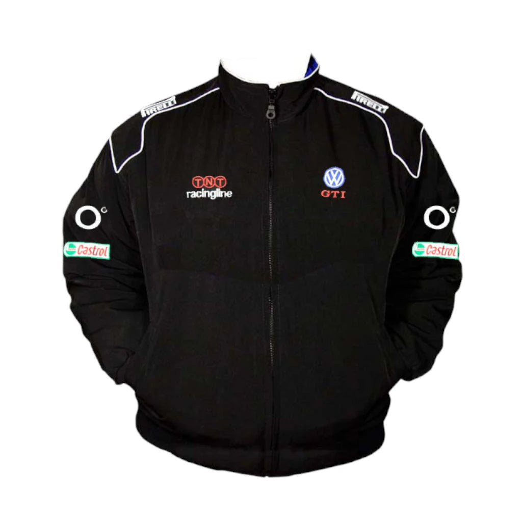 VW Volkswagen GTI Vintage Racing Jacket Black