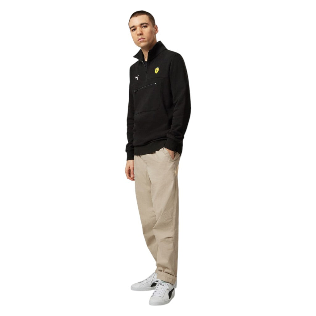 Scuderia Ferrari F1 Logo 1/4 Zip Sweater
