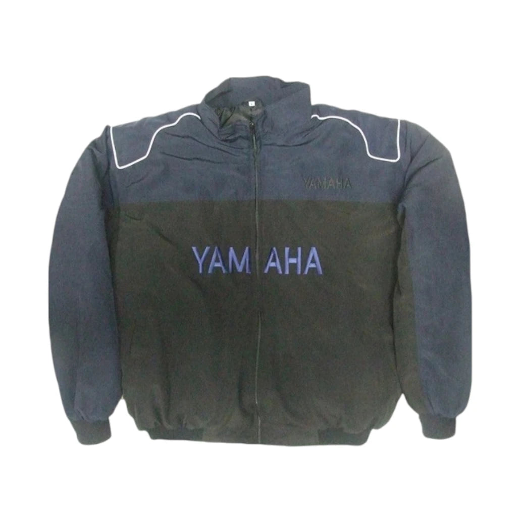 Yamaha Motorcycle Racing Jacket Dark Blue and Black