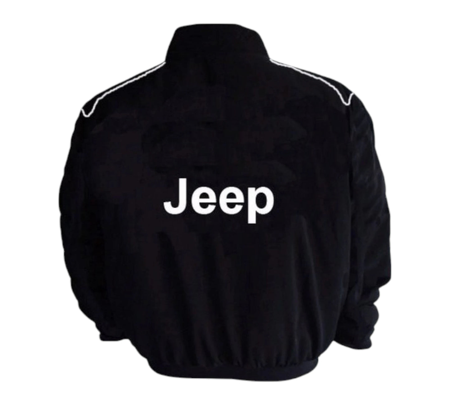 Jeep Racing Jacket Black with Piping