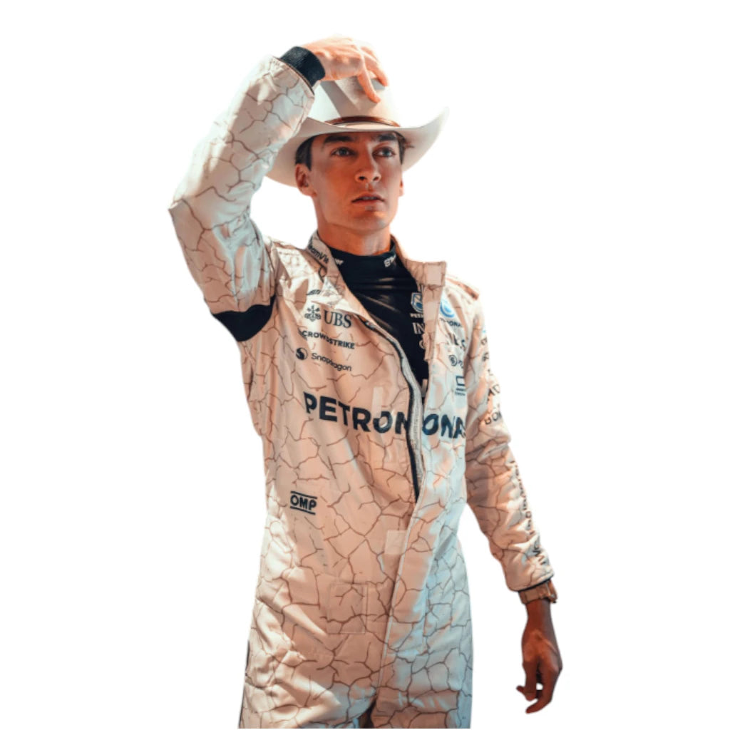 2025 Andrea Kimi Antonelli & George Russell Mercedes replica new look suit
