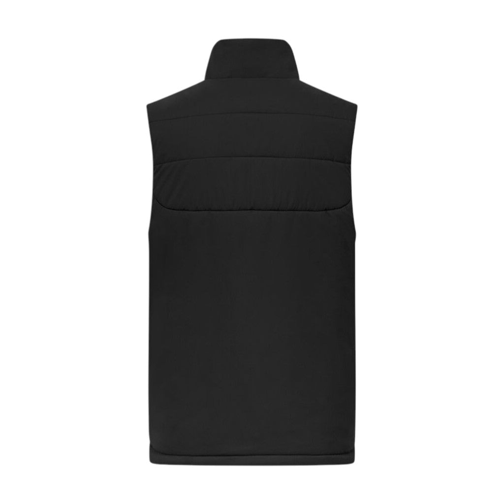 Black vest on a white background