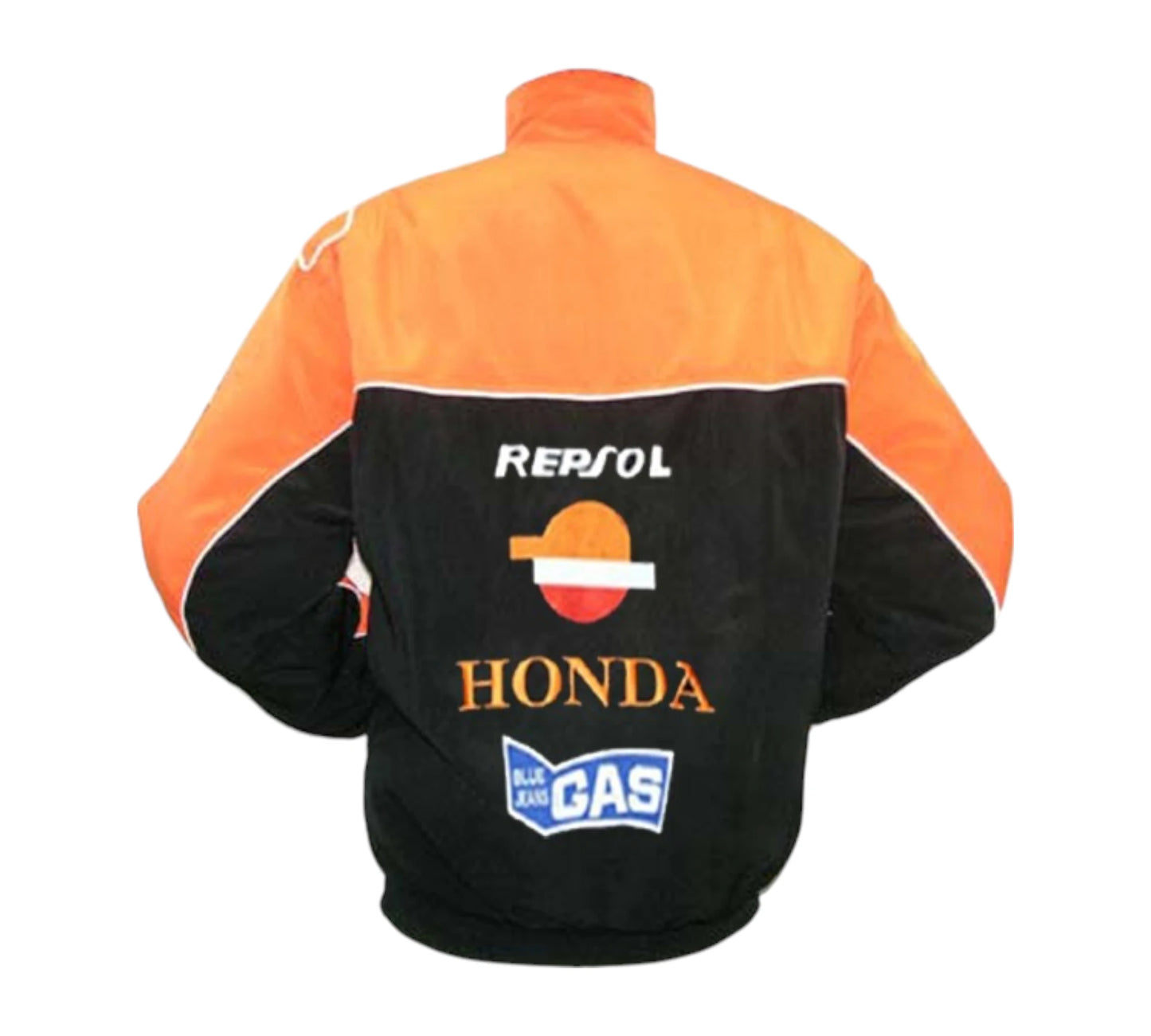 Honda Repsol Snap-on Racing Jacket Orange on Black