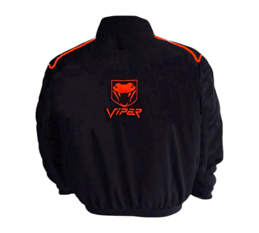 Viper Fangs Racing Jacket Black with Red