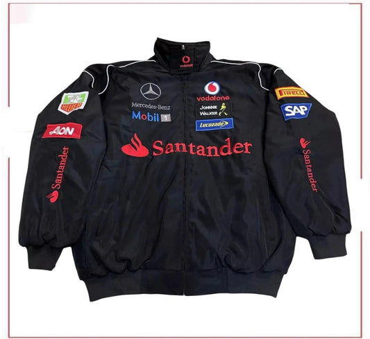 Vintage Mercedes-Benz F1 Sublimation Retro Racing Jacket