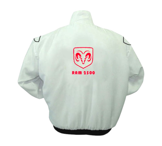 Dodge Ram 2500 Racing Jacket White